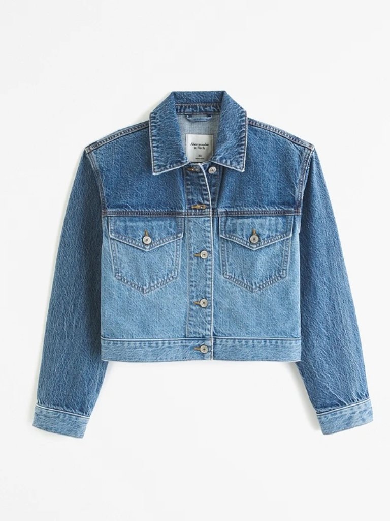 Abercrombie Cropped Denim Jacket